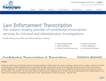 Tablet Screenshot of nettranscripts.com